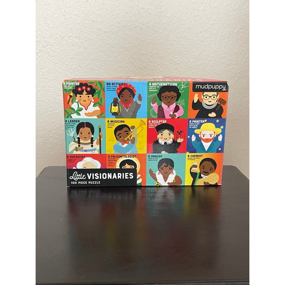 NIB Mudpuppy Little Visionaries 100 pc Puzzle 18x12